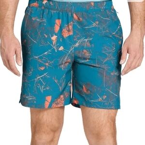 The North Face Men's Wander Short Blue Coral Valley Print NEW with tags